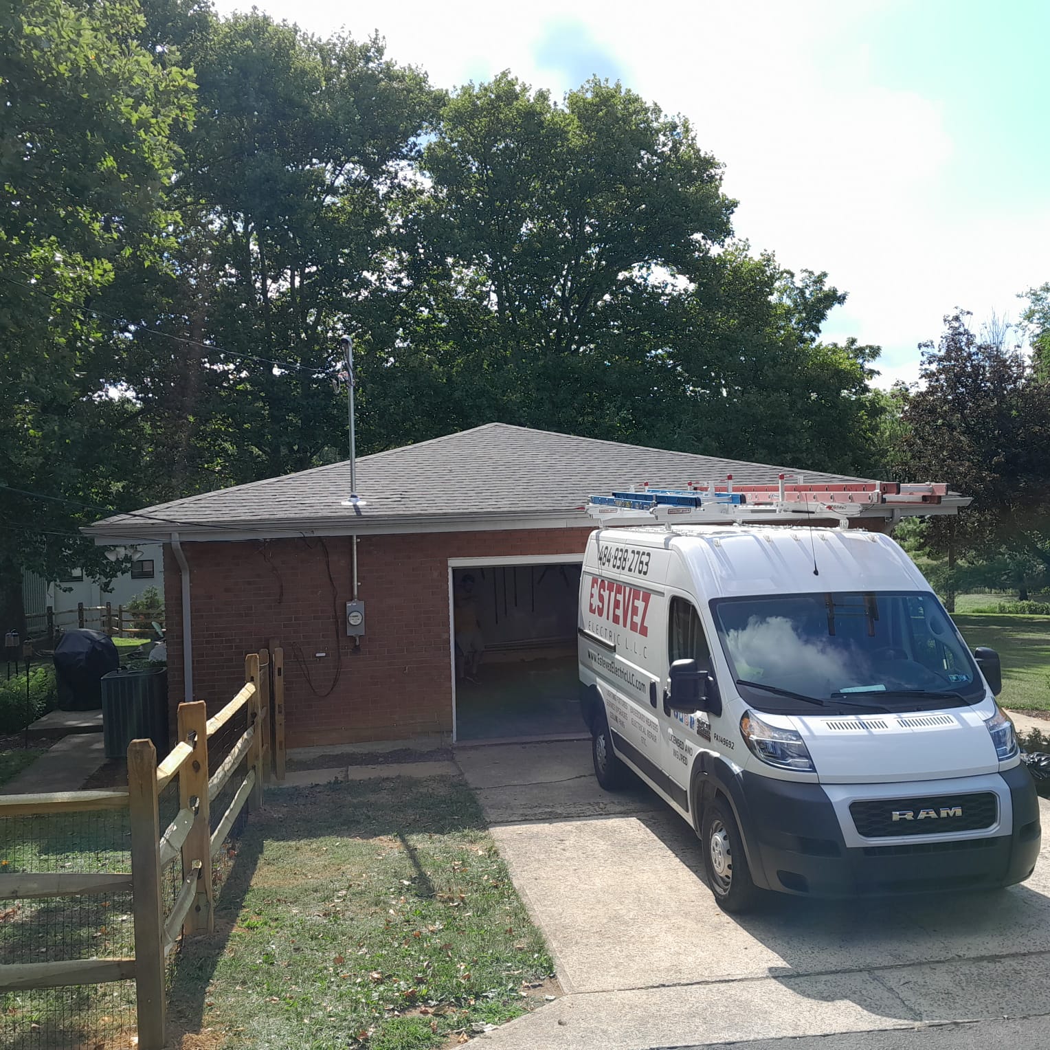 Professional generator installation