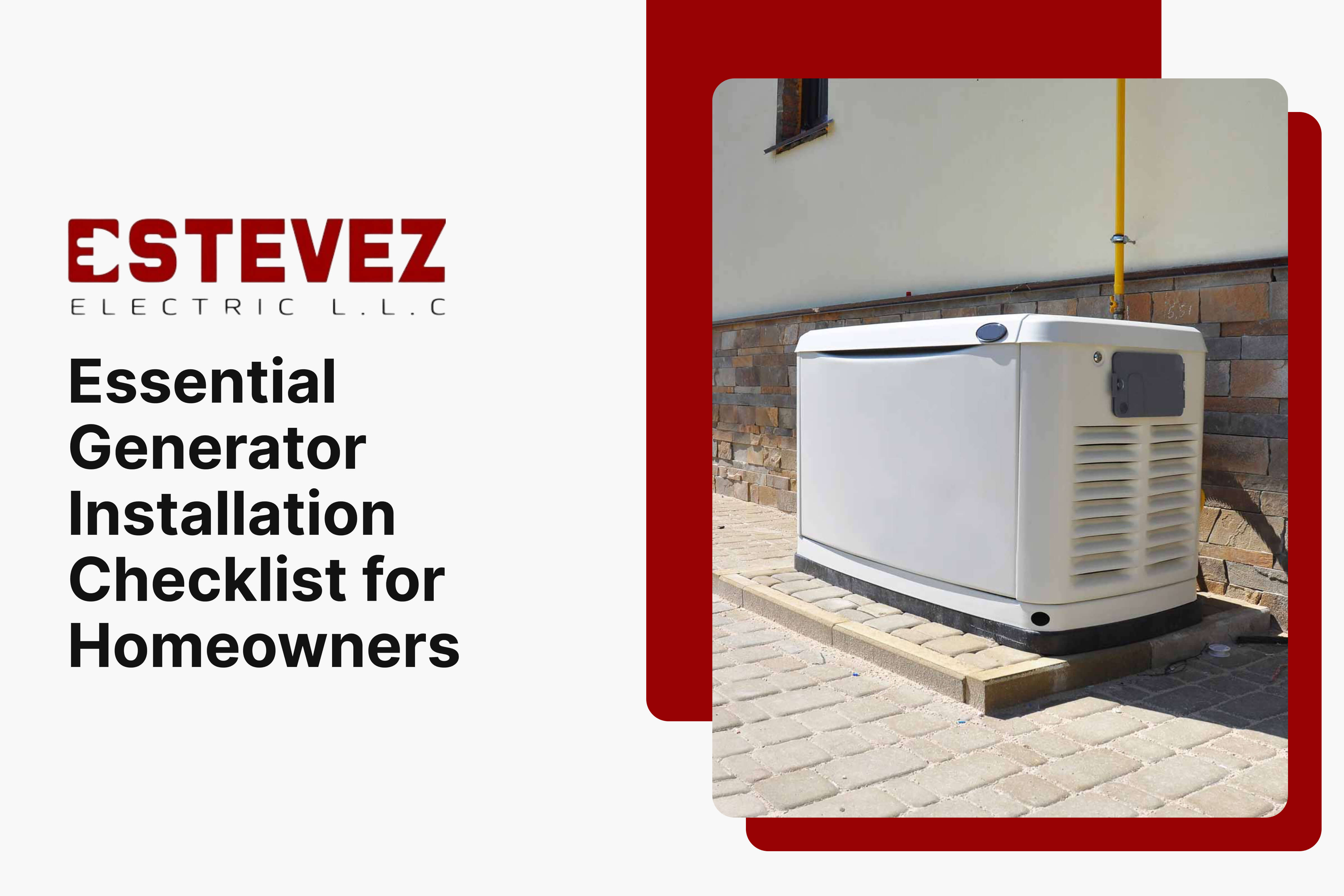 Essential Generator Installation Checklist for Homeowners